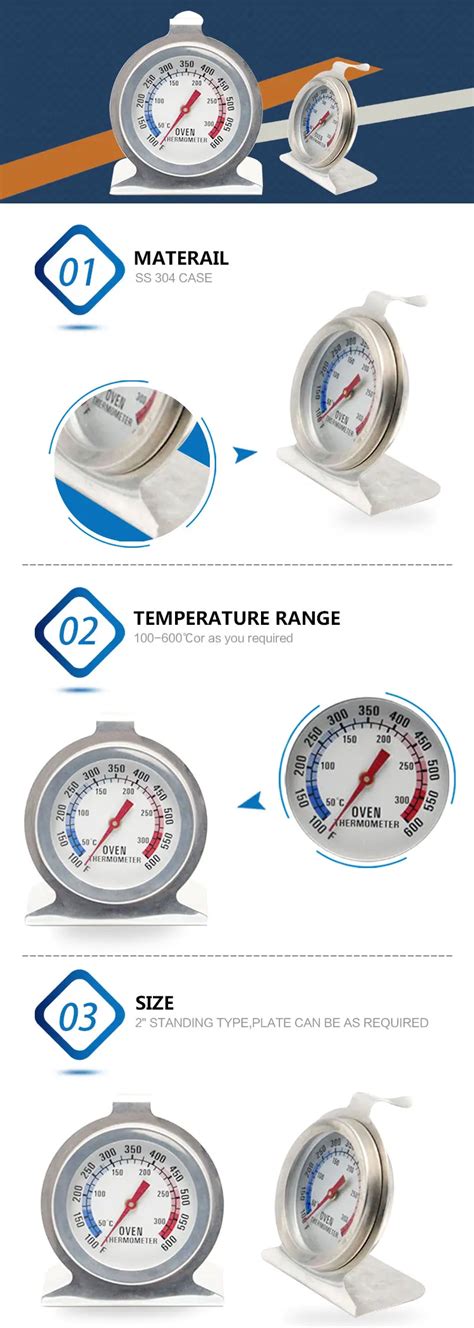 Smart Choice Oven Thermometer 100 To 600 Degrees With Easy Read Dial Buy Smart Choice Oven