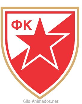 Animado Do Fudbalski Klub Crvena Zvezda De Futebol Estrangeiro