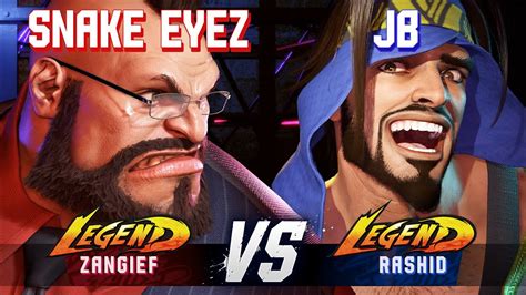 SF6 SNAKE EYEZ Zangief Vs JB Rashid Ranked Matches YouTube