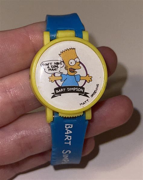 The Simpsons Bart Simpson 1990 Vintage Nelsonic Watch ‘dont Have A Cow