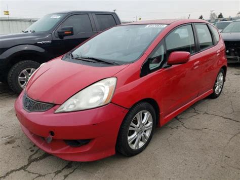 2010 Honda Fit Sport JHMGE8H46AC026462 Bid History BidCars