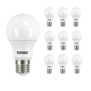 Kit 10 Lâmpadas Led 9w Bulbo Soquete E27 Branco Frio Taschibra Branco