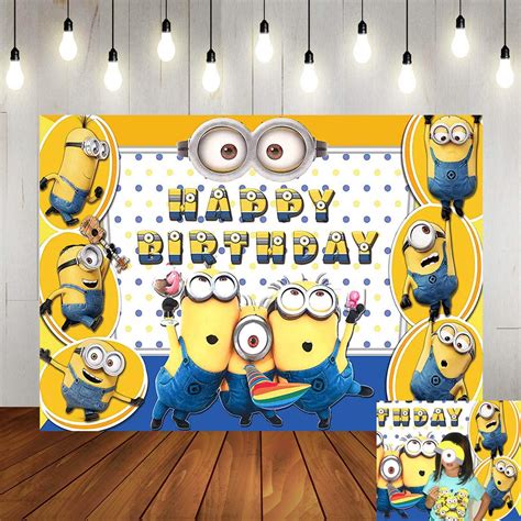 Despicable Me Banner Printable Minions Birthday Party