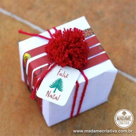 DIY Decoração Ideias para embrulhar presentes de natal criatividade