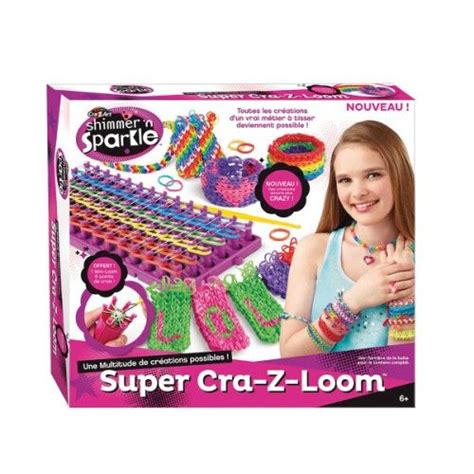 Super fabrique bracelets en élastiques Cra Z Loom Loisirs créatifs