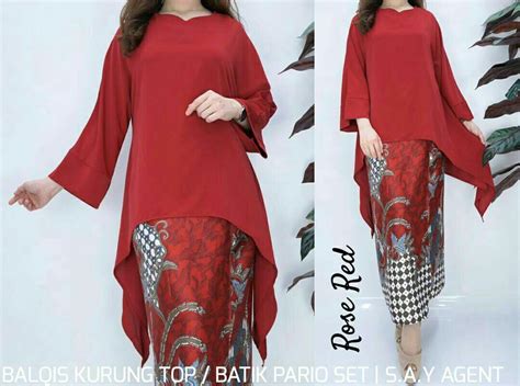 Batik Pario Set Women S Fashion Muslimah Fashion Baju Kurung Sets