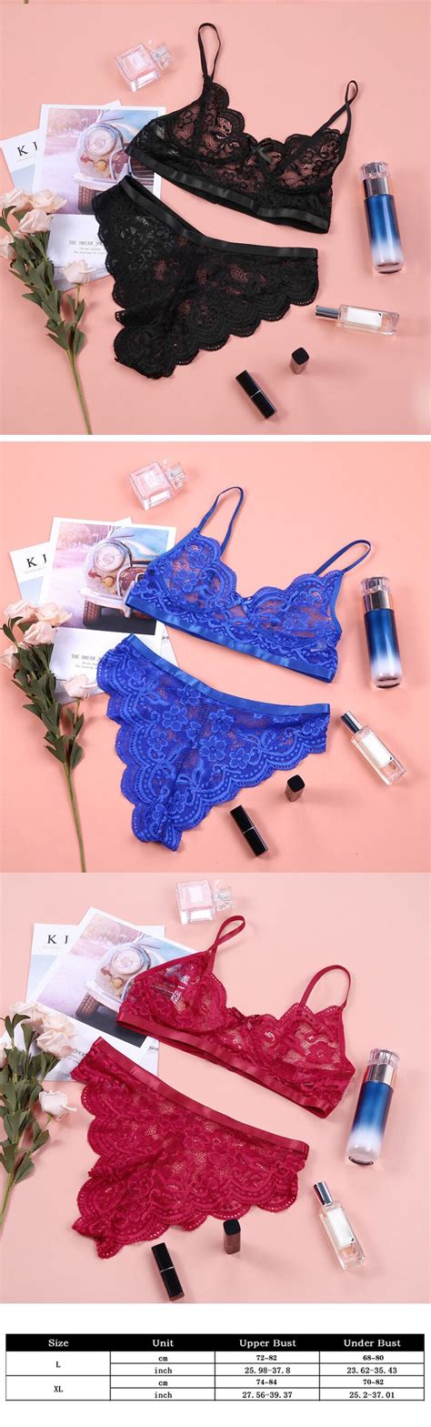 Women S Seamless Underwear Set Bra Briefs Set Sexy Lingerie Ultra Thin Unlined Lingerie Soft