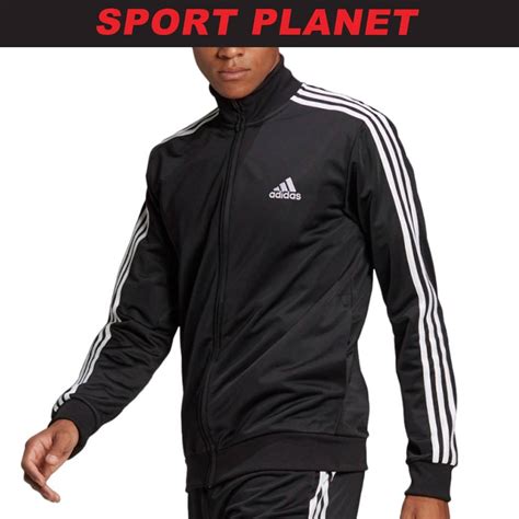 Adidas Men Essentials Stripes Track Suit Set Baju Lelaki Gk Set