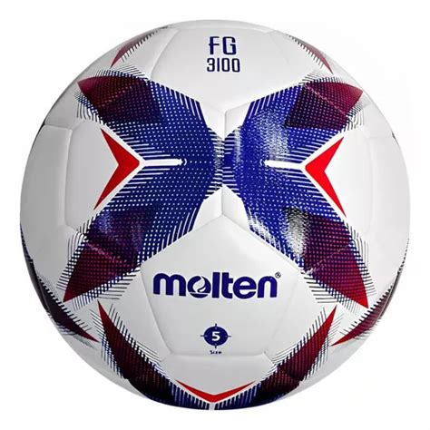 Balón Futbol Molten Forza Híbrido F5r3100 No5 Color Azulrojo Envío