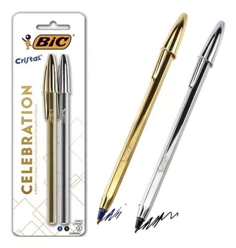 Caneta Bic Celebration Blister C 2 Unidades MercadoLivre