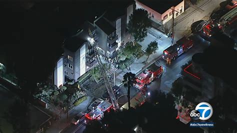 60 Year Old Woman Dies After Fire Breaks Out In Hollywood Assisted Living Facility Abc7 Los