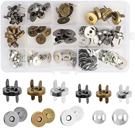 Sets Magnetic Press Studs Mm Mm Magnetic Buttons Snap Fasteners