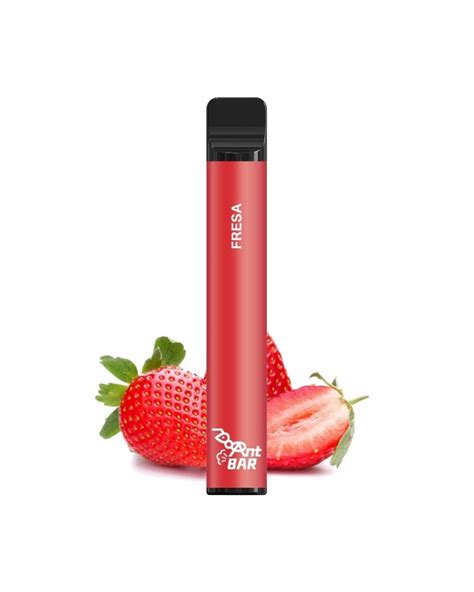 Antvape Pod Desechable Ice Fresa Sin Nicotina