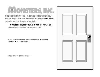 Monsters Inc Doors Printables