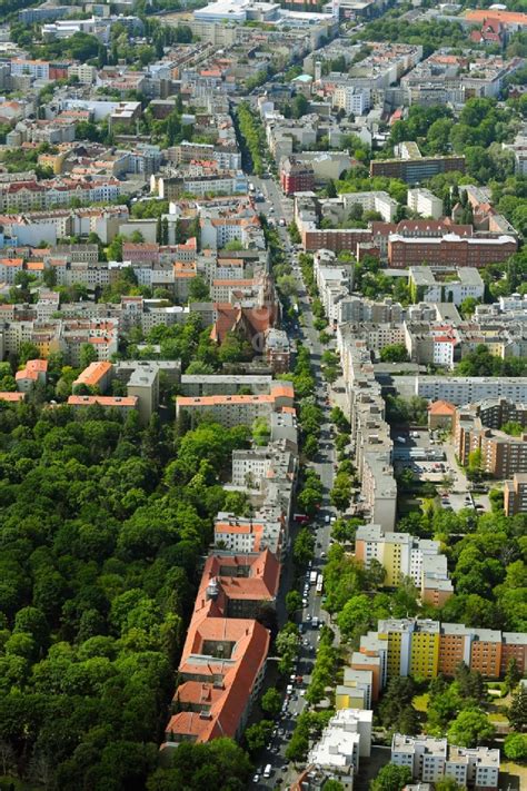 Berlin Von Oben Stadtansicht Entlang Der Prinzenallee Im Stadtgebiet