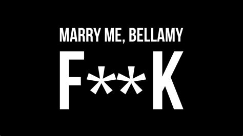 MARRY ME BELLAMY F K YouTube