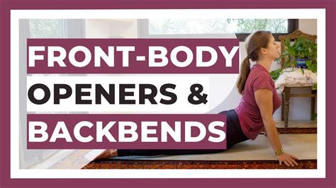 40 Min Yin Yoga Front Body Openers And Backbends Deep Stretch Back