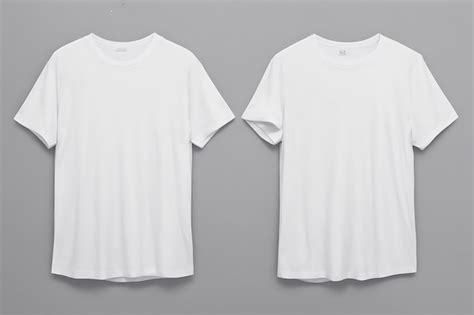 Premium Photo | White Tshirt design mockup and grey background and ...