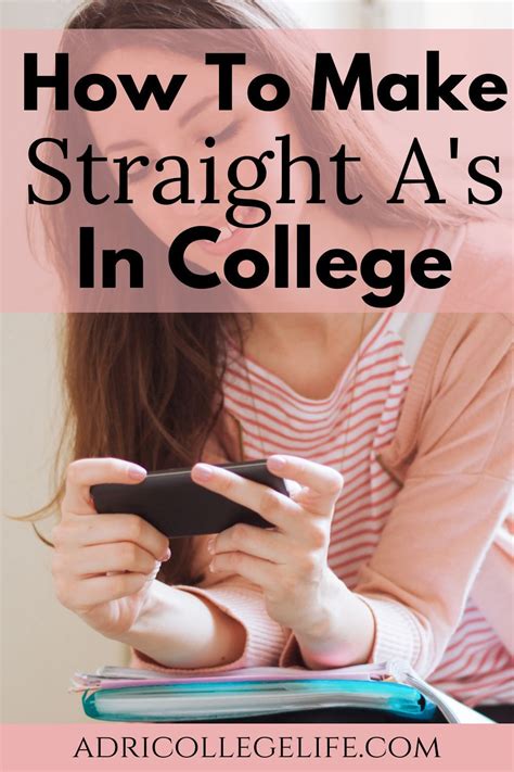 Ultimate Guide To Making Straight As In College College Freshman