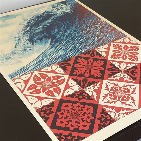 Shepard Fairey Poster OBEY SIGNED Wave Of Distress Etsy