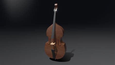 Upright Bass 3d Model By Nick Marchese Nmarchese [03e6783] Sketchfab