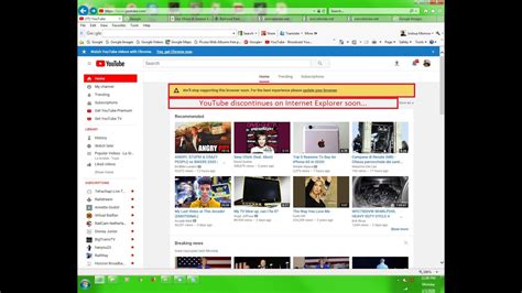 Bad News For Youtube Support On Internet Explorer As Of March 2020 Next Month Youtube