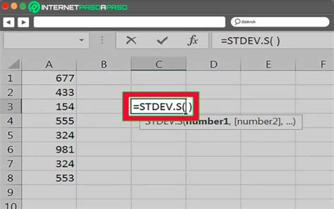 Calcular Desviaci N T P Ca En Excel Gu A Paso A Paso