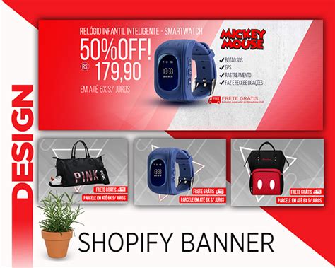 Shopify Banner Design Vol-1 on Pantone Canvas Gallery