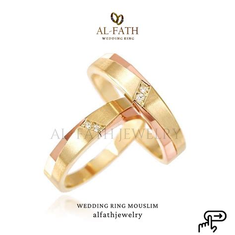 Jual Cincin Couple Kawin Nikah Pasangan Tunangan Lamaran Perak