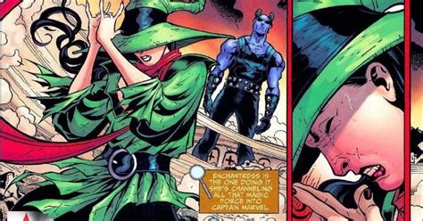 Enchantress Dc Comics Comic Strip With Enchantress Rogers And Witch