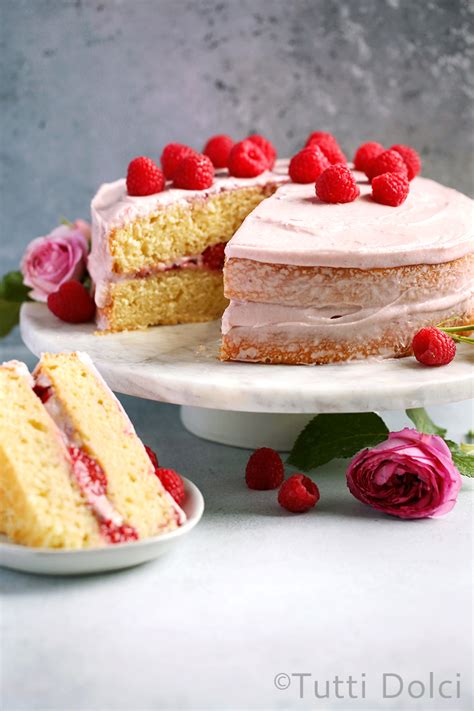 Raspberry Lemon Naked Cake Tutti Dolci