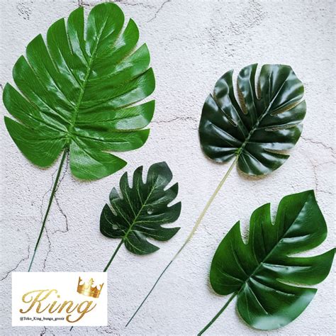 Jual Artificial Leaf Monstera Collection Daun Palsu Plastik Buatan