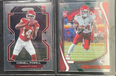 Panini Prizm Cornell Powell Rc Absolute Rookie Kansas City Rc Ebay