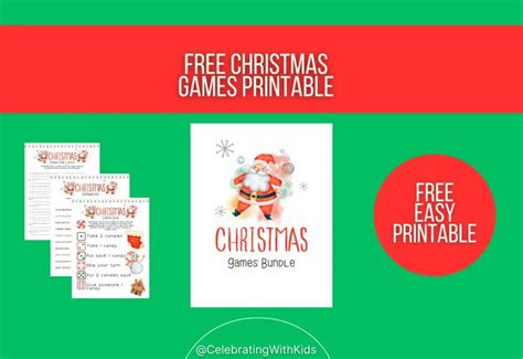 10 Free Printable Christmas Games Celebrating With Kids