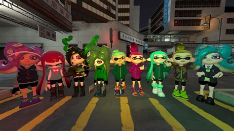 Full Splatoon Character Cast By Psychosinked On Deviantart