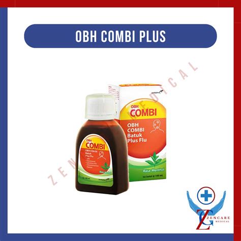 Jual OBH Combi Batuk Plus Flu 60 ML 100 ML Shopee Indonesia