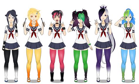 Yandere Simulator Light Music Club By Hairblue On Deviantart