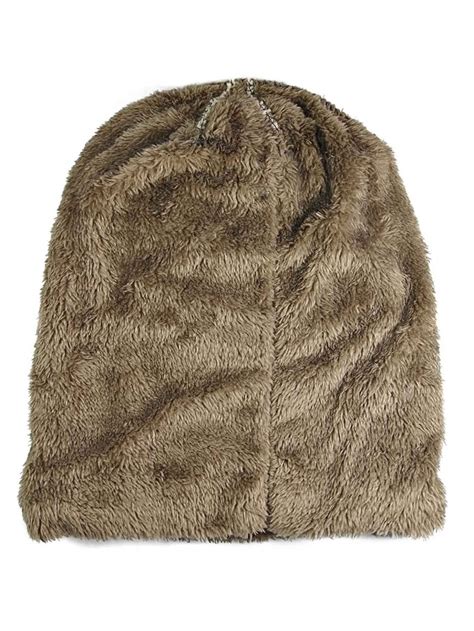 Winter Women Slouchy Beanie - Hat (Beige) - C6189LWAAGQ