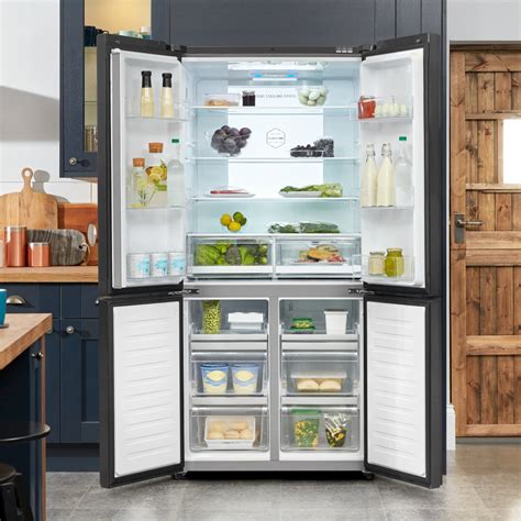 Haier HTF 610DSN7 Cube Series 7 American Style Four Door Fridge Freezer