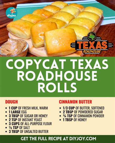 Texas Roadhouse Rolls W Cinnamon Butter Copycat Recipe