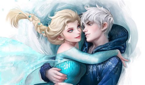 Wallpaper Illustration Anime Angel Elsa Rise Of The Guardians