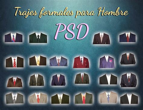 22 plantillas para crear fotografías de hombres con traje formal