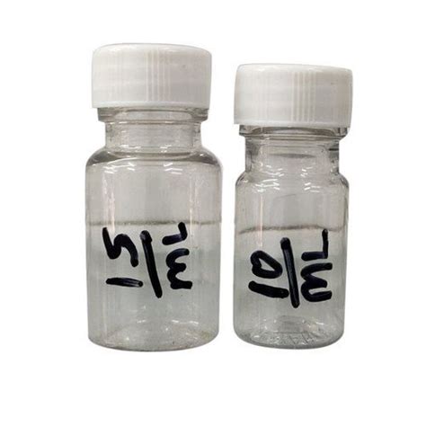 Transparent Pharma Screw Cap Plastic Pet Bottle To Ml Application