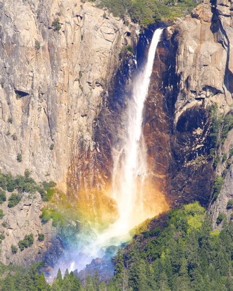 Rare Rainbow Waterfall at Yosemite National Park - Discvr.blog