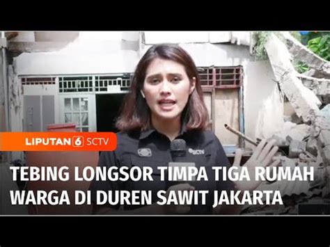 Live Report Proses Evakuasi Tebing Longsor Di Duren Sawit Masih