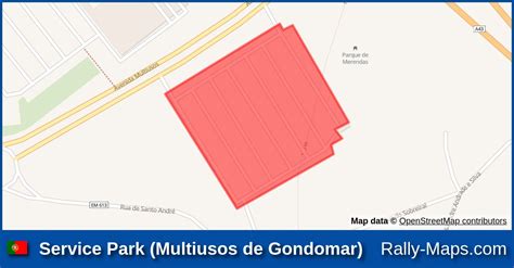 Service Park Multiusos De Gondomar Stage Map Rali De Gondomar