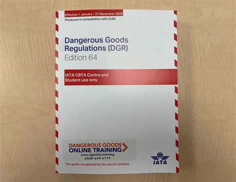 Dangerous Goods Training Iata Dgr Th Edition Dangerous Goods