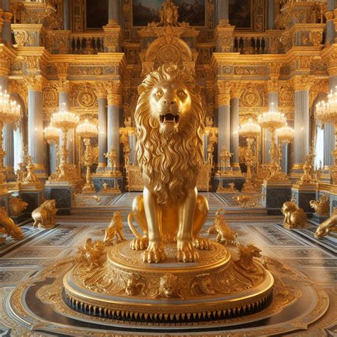 Golden Lion by LudvikRoiSoleil on DeviantArt