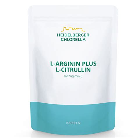 HEIDELBERGER Chlorella L Arginine Plus L Citrulline Avec Vitamine C