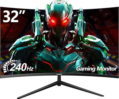 Gawfolk Monitor Curvo 32 Pollici Full QHD 2K PC Schermo Senza Cornice